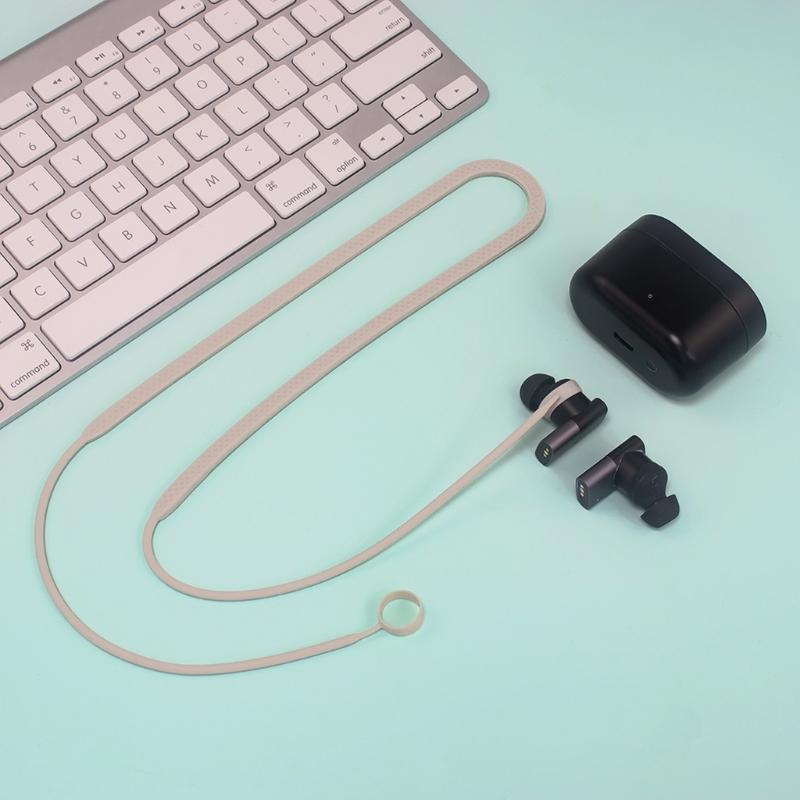 Soft Straps Cord Antilost Sport String Skin-Friendly Neck Around Wireless Headphone Lanyard for Status Between /3ANC