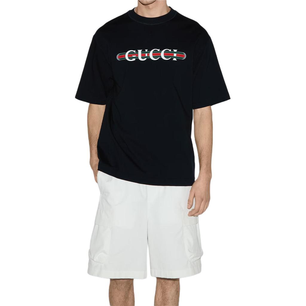 Gucci Футболка из джерси с принтом логотипа 784361-XJGTE-4804