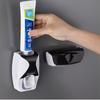 Automatic Toothpaste Dispenser Wall Mount Dust-proof Toothbrush Holder Wall Mount Storage Rack Bathroom Accessories Set Squeezer