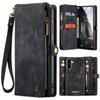 Wallet Case for Galaxy A56 5G - Leather/PU, Black, With Lanyard