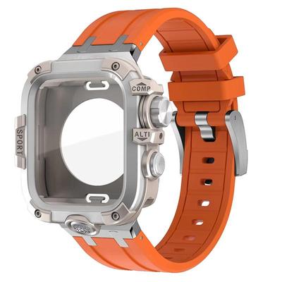 Funda de Cobertura Total + Correa para Apple Watch Ultra 3 2 49mm Parachoques Duro Protector de Pantalla Estilo GWG para iWatch Series 11 10 46MM 45MM 4