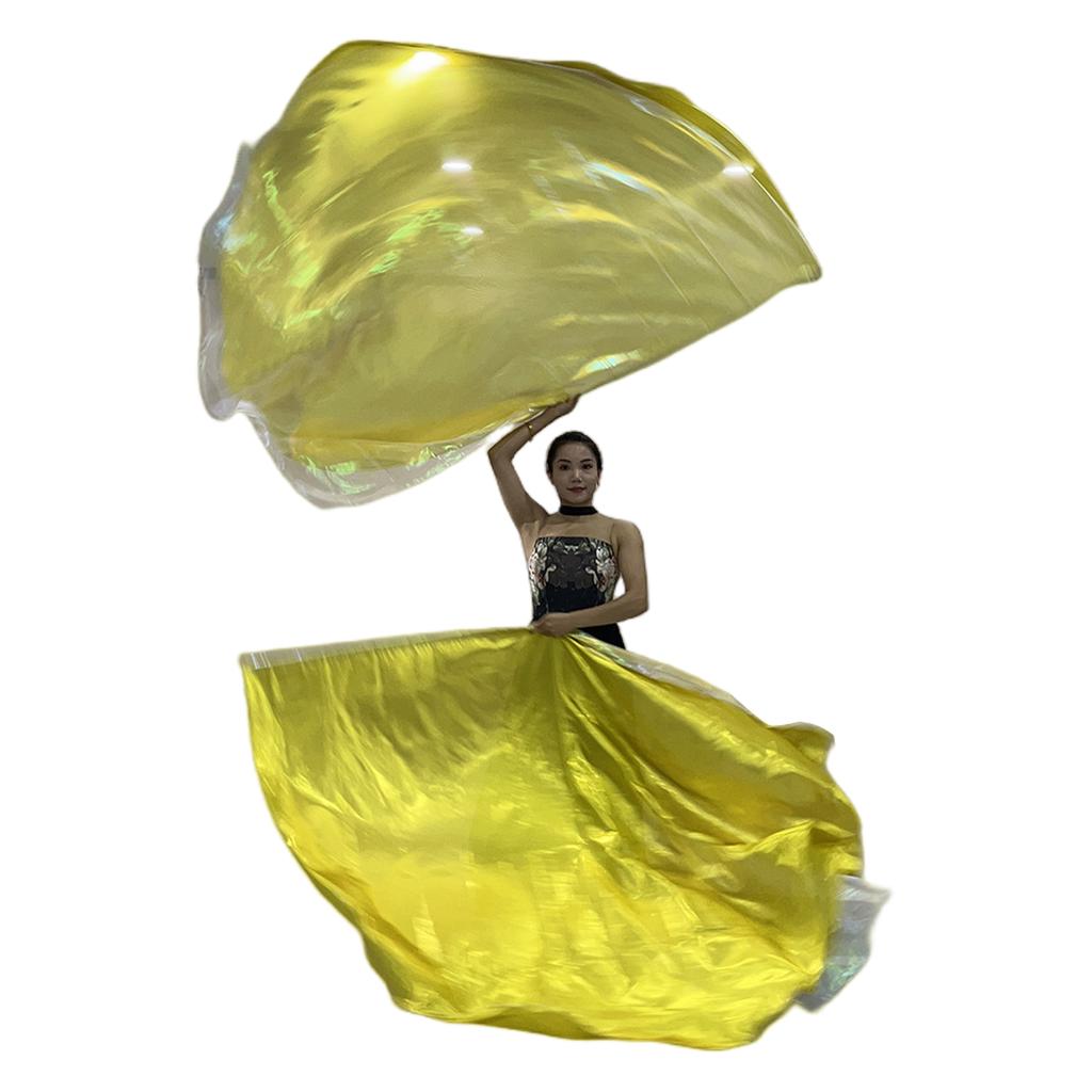 2 Stück Lobpreis Tanz Anbetungsflaggen mit ausziehbarer Stange Halbkreis Anbetungsflügel Flaggen Kirchenanbetungsflaggen für Tänzer