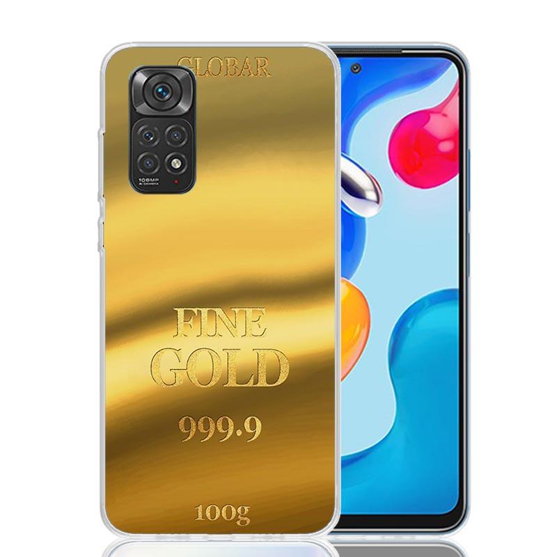 

Fine Gold Pattern Printing Phone Case For Xiaomi Redmi Note 15 14 13 12S 12 Pro Plus 11S 11E 11 11T 10S 10 Art Soft Pattern Cove Redmi Note 15 4G