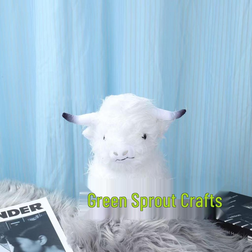 Highland Cow Long Plush Doll - Cute and Soothing Sleep Companion, In Stock