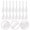 60pcs Plastic Spoons Disposable Utensils Transparent Cutlery Spoons Small Spoons Disposable Spoons Disposable Cutlery