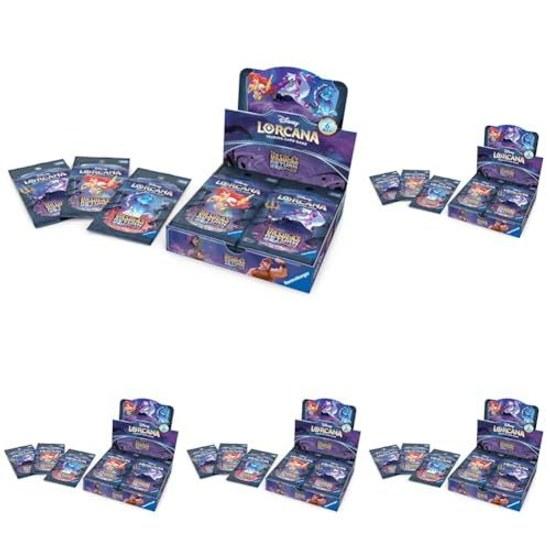 Takara Tomy Disney Lorcana TCG Japanese Version Booster Pack Ursulas Revenge BOX ( 5)