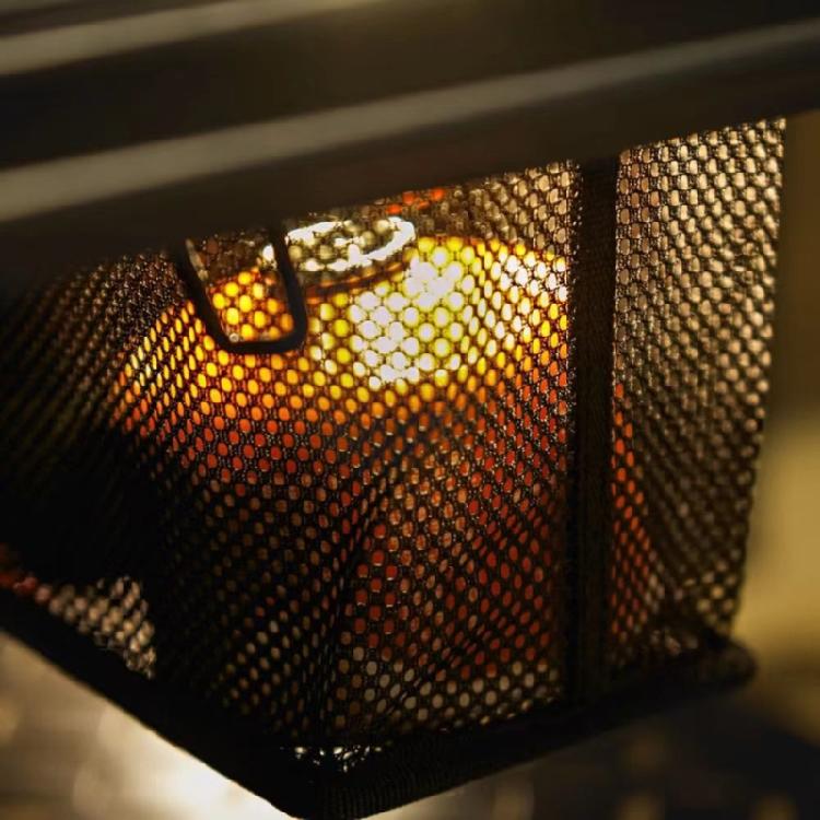 Folding Drain Basket Mesh Storage Box Camping Light Weight Portable Mesh Drain Basket Table Drainages Basket Enduring