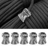 10Pcs Large Hole Anti Lost Lanyard Bead Zinc Alloy Non Slip Lanyard Bead  for Umbrella Rope