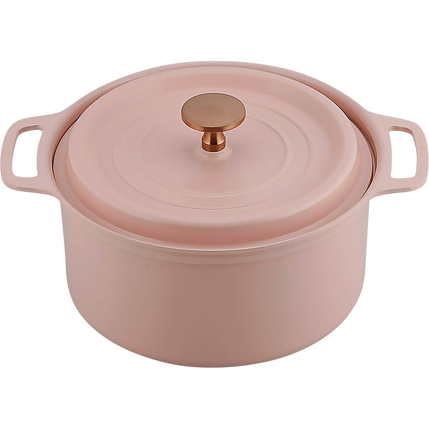 

Wahei Freiz Lighter Than Cast Iron Pot, 18cm, Matte Pink, Retains Flavor, Induction, Gas, and Oven Compatible, Recipe Included, Cookshare RB-1509