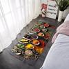 Food Condiment Kitchen Balcony Decor Doormat For Mom Coffee Bean Flannel Floor Mat Indoor Foot Rug Bedside Mats Corridor Carpet