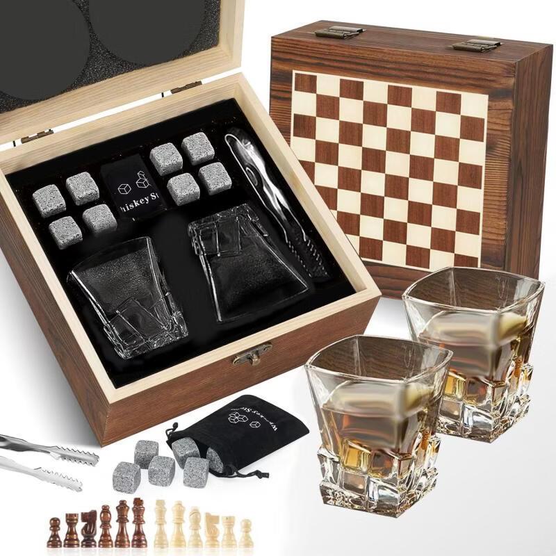 Shangqi Whiskey Gift Set with Brick Glasses