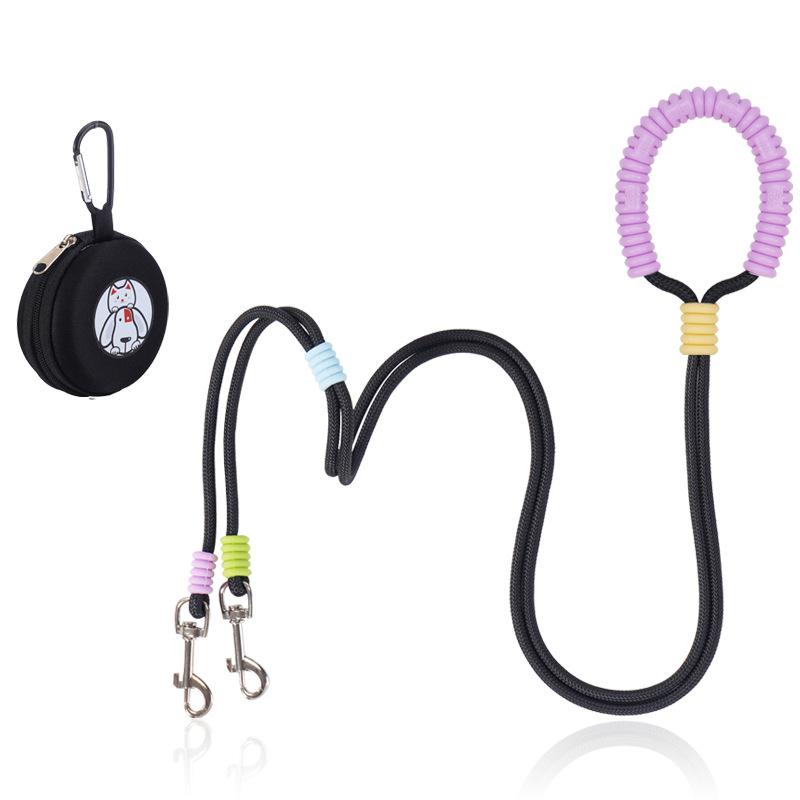 A Multi-purpose P-chain Dog Collar for Pets with Anti-breakaway Leash for Walking Dogs