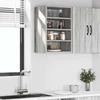 VidaXL Armoire suspendue "Riga" Gris Sonoma 40 x 29,5 x 60 cm Bois d'ingénierie 854180
