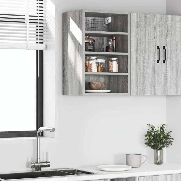 VidaXL Armoire suspendue "Riga" Gris Sonoma 40 x 29,5 x 60 cm Bois d'ingénierie 854180