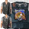 Trendy Men's And Denim Horse Oversized Embroidered Vest With Sleeveless Personalized Casual Camisole Braiding the thread Braiding the thread 06-1
