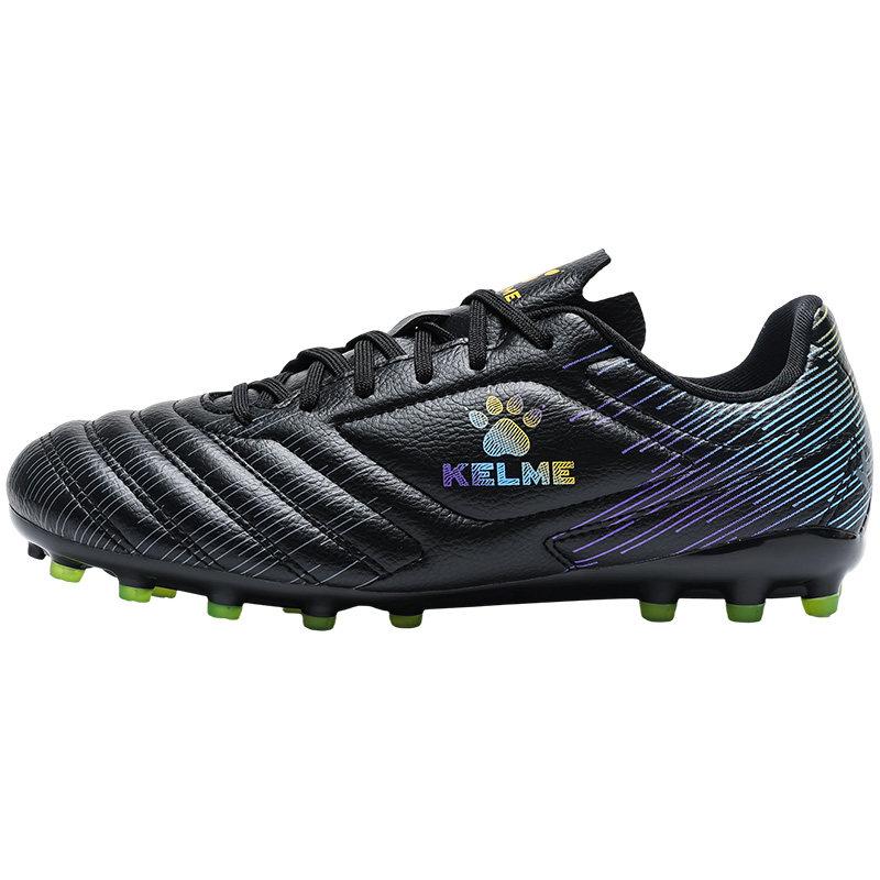 Kelme Men s Mg Football Shoes Youth Short Nail Football Shoes Professional Competition Training Shoes Girls  Football Boots 33 чёрный