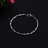 Stylish Silver-Plated Yuanbao Bracelet - Trendy and Elegant Hand Jewelry Accessory