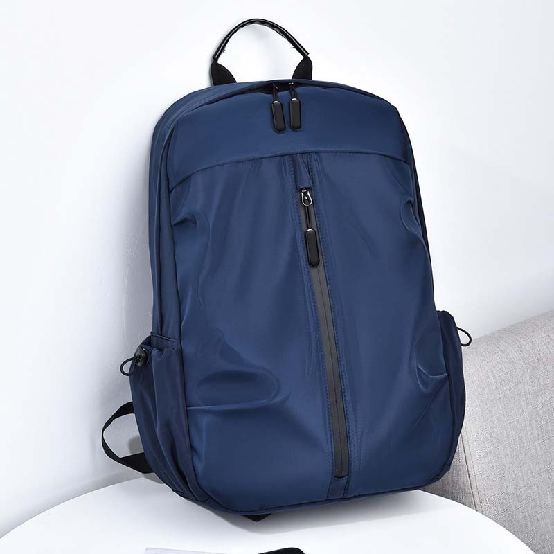 SCIONE Men's Casual Large-Capacity Backpack Lightweight Burden-reduced Waterproof Solid Color Minimalist Outdoor Leisure Sports Backpack