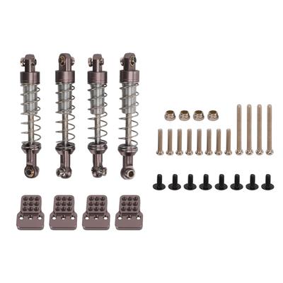 2 Pair RC Metal Universal Shock Absorber Damper Set with Shock Mount for WPL C14 RC Car Upgrade Parts