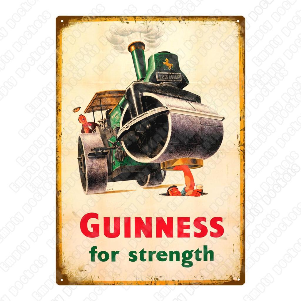 Moje dobrota Můj Guinness Plakát na kov Vintage Bar Hospoda Dekorativní plaketa Domácí dekorace Pivo Reklamní Nástěnné plechové cedule