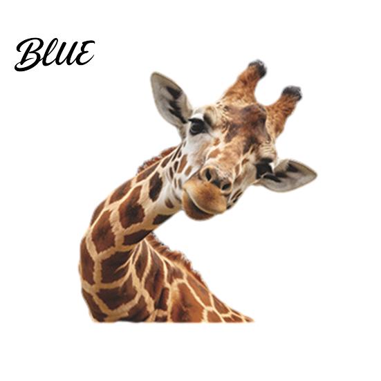 Giraffenmuster Auto Dekoration Aufkleber Wasserdicht PVC Selbstklebend Spurlos Auto Aufkleber Cartoon Nicht verblassend Aufkleber Innenraum für Kraftstofftank