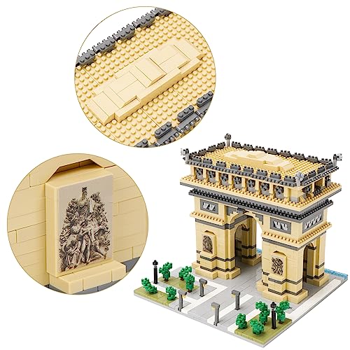 LULUFUN Micro Block Building Toy, 3D Puzzle, Castle, Interior Design, Assembly, Time Killer, Hobby, Gift for Men, Women, Adults, Birthday, Christmas,