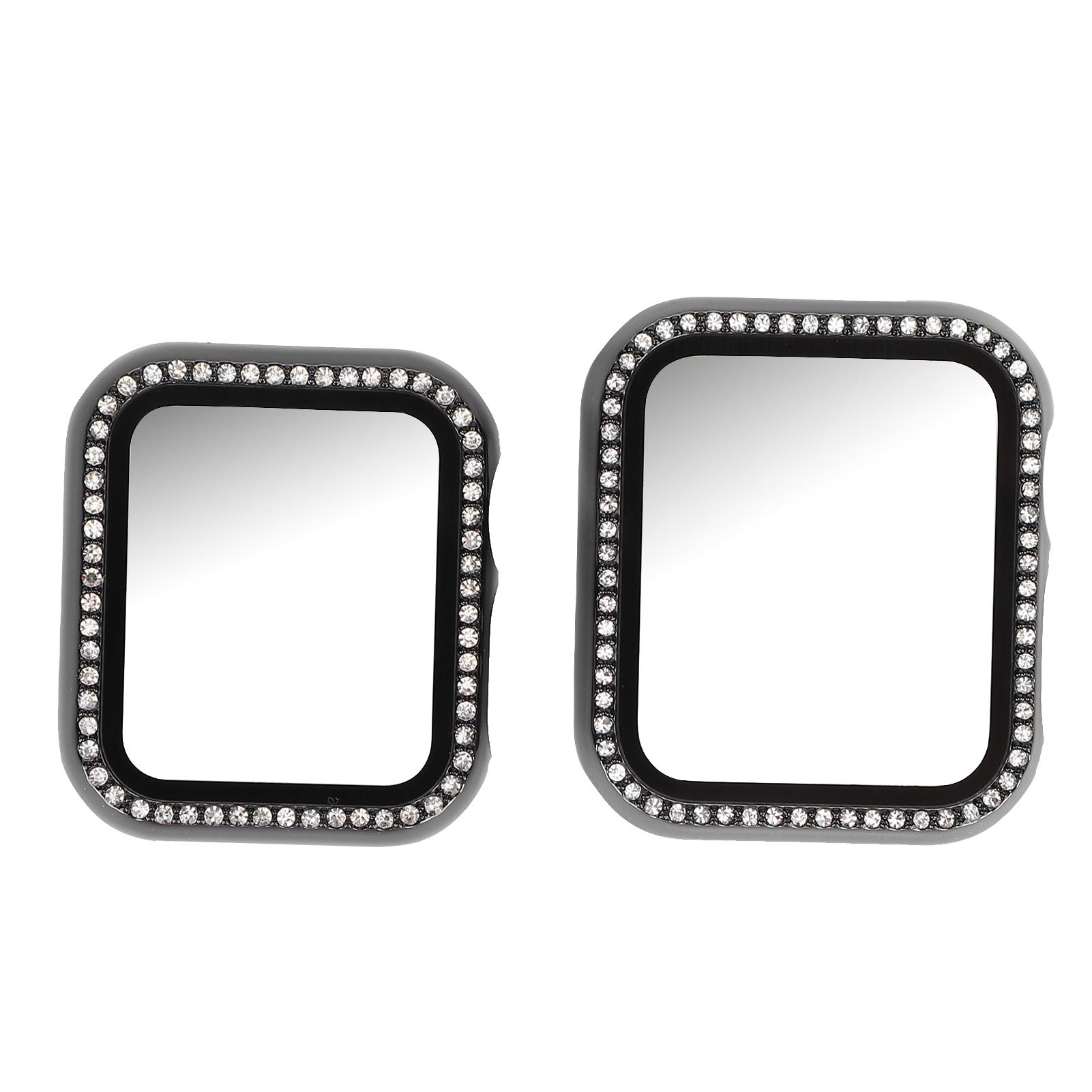 

Watch Case Protector Shiny Bling Watch Case Cover Film Protector for IOS Series 3 Wristwatch