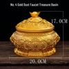 Dragon Head Treasure Basin with Lid: New Home Moving Opening Gift Ornament