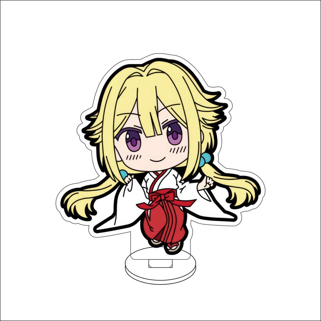 10CM Anime Puella Magi Madoka Magica Figure Stand Model Kaname Madoka/Akemi Homura  Cute Desk Decor Standing Sign Gifts