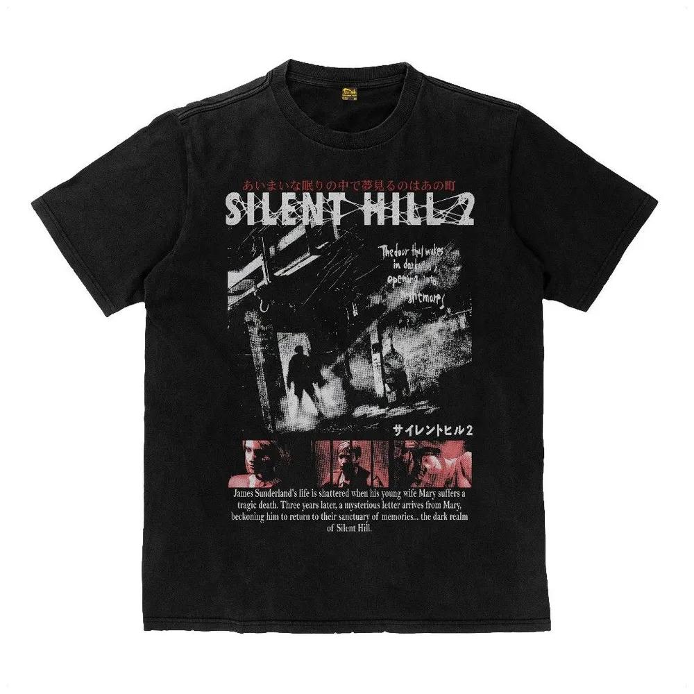 Unisex Short Sleeve Crew Neck Cotton T Shirt Silent Hill 2 The Door S