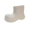Stylish and simple versatile rain boots women's medium tube cute outdoor thick-soled eva waterproof rain boots