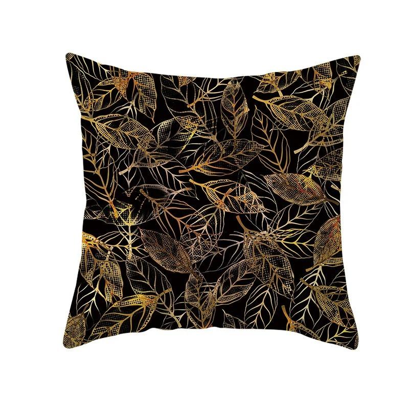 Flax Dandelion Maple Leaf Pattern Series Cushion Cover Sofa Pillow Cover Living Room Decor Nordic Cushion Cover Home Decor