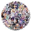 55 Magic Cat Doodle Stickers Decorative Suitcase Scooter Cartoon Stickers