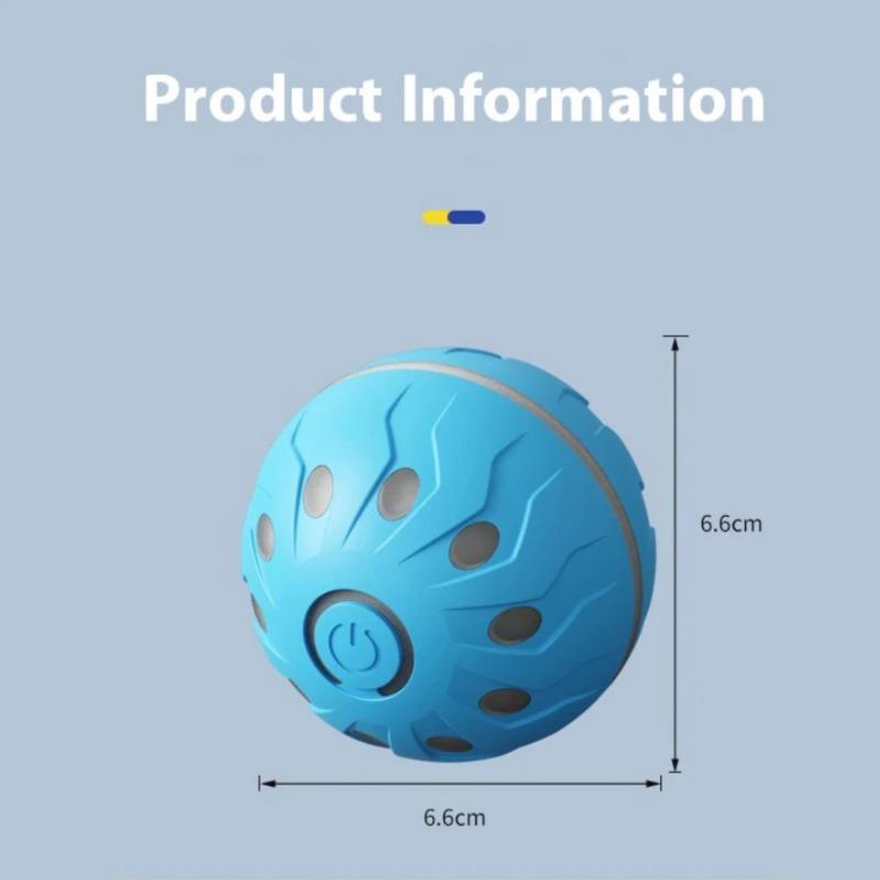 Smart Interactive Dog Toy Ball Automatic Rolling Ball Toy USB Automatic Bouncing Rolling Toy Ball With RGB Lights Puppy Cat Product
