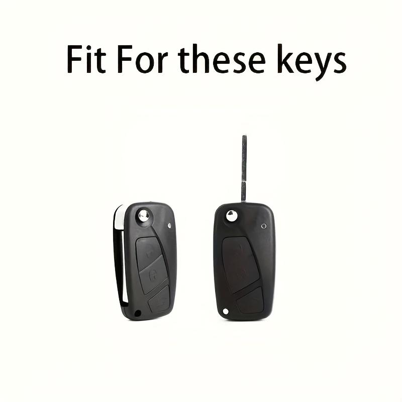 Black Warrior Style Tpu Car Key Case Cover For Fiat 500 Panda Idea Stilo Ducato Punto Bravo Grande Minibus Doblo Protected