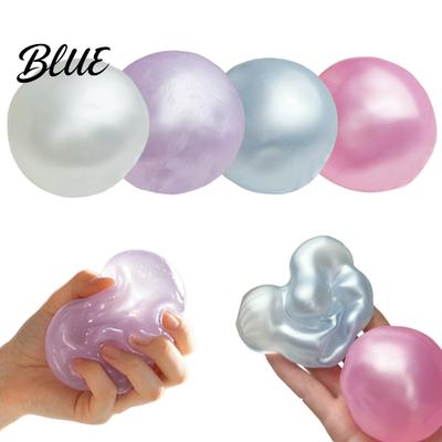 Weiche Knettiere Formbarer Stressball Fidget Spielzeug Angstlinderung Perlmuttfarbene Sensorische Quetschbälle Formbarer Schreibtischspielzeug für Kinder Erwachsene Entspannend