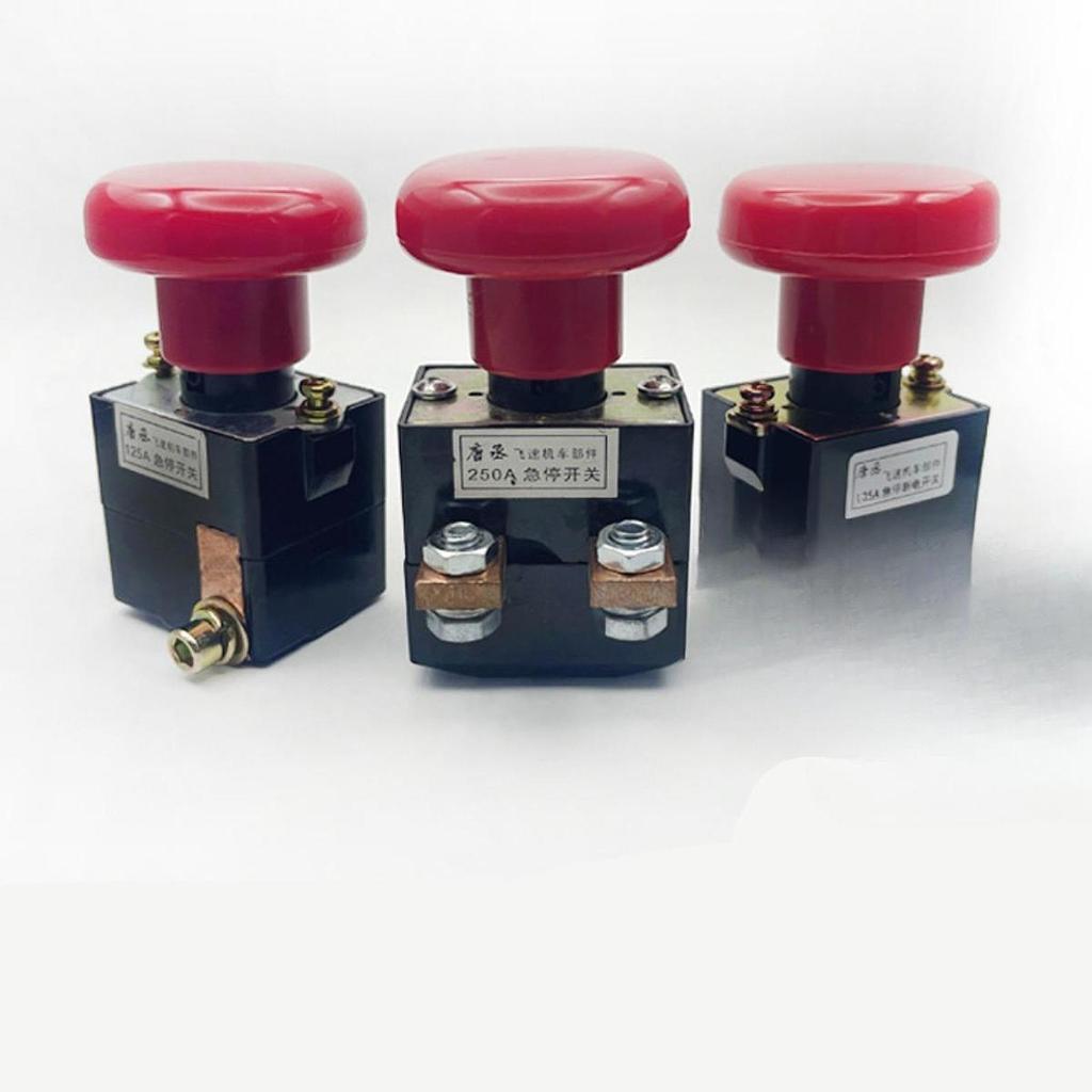 Electric Forklift Emergency Power Switch Disconnect Security Push Button Replacement Heavy Duty