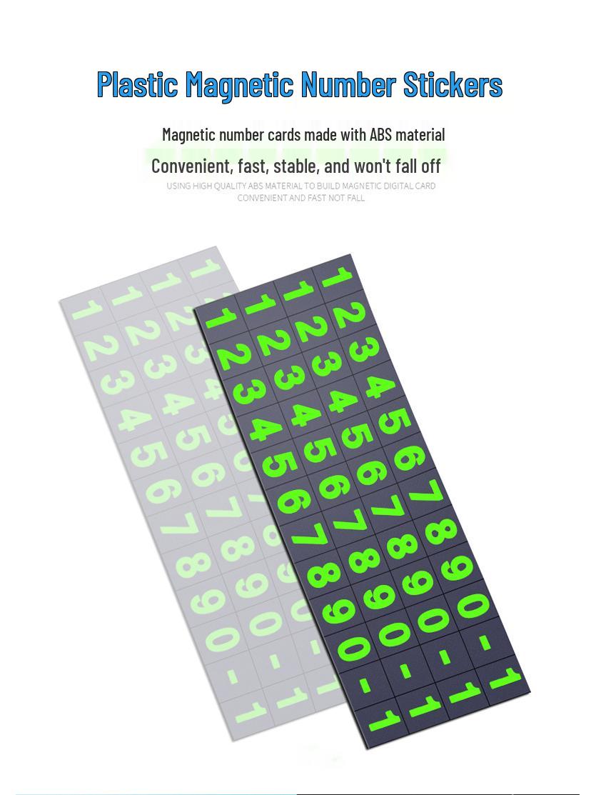 Temporary Parking Sign with Luminous Phone Numbers and Logo