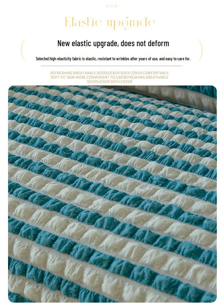 Anti-Slip Lace Gauze Sofa Cover - Thickened, Dustproof, All-Season Protection