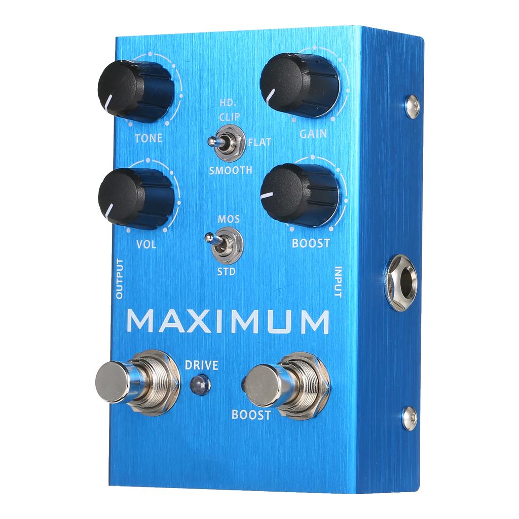IRIN Overdrive Guitar Effect Pedal 2 Toggle Mode Switch Tone Gain Volume Boost Controls for Electric Guitar   MAXIMUM