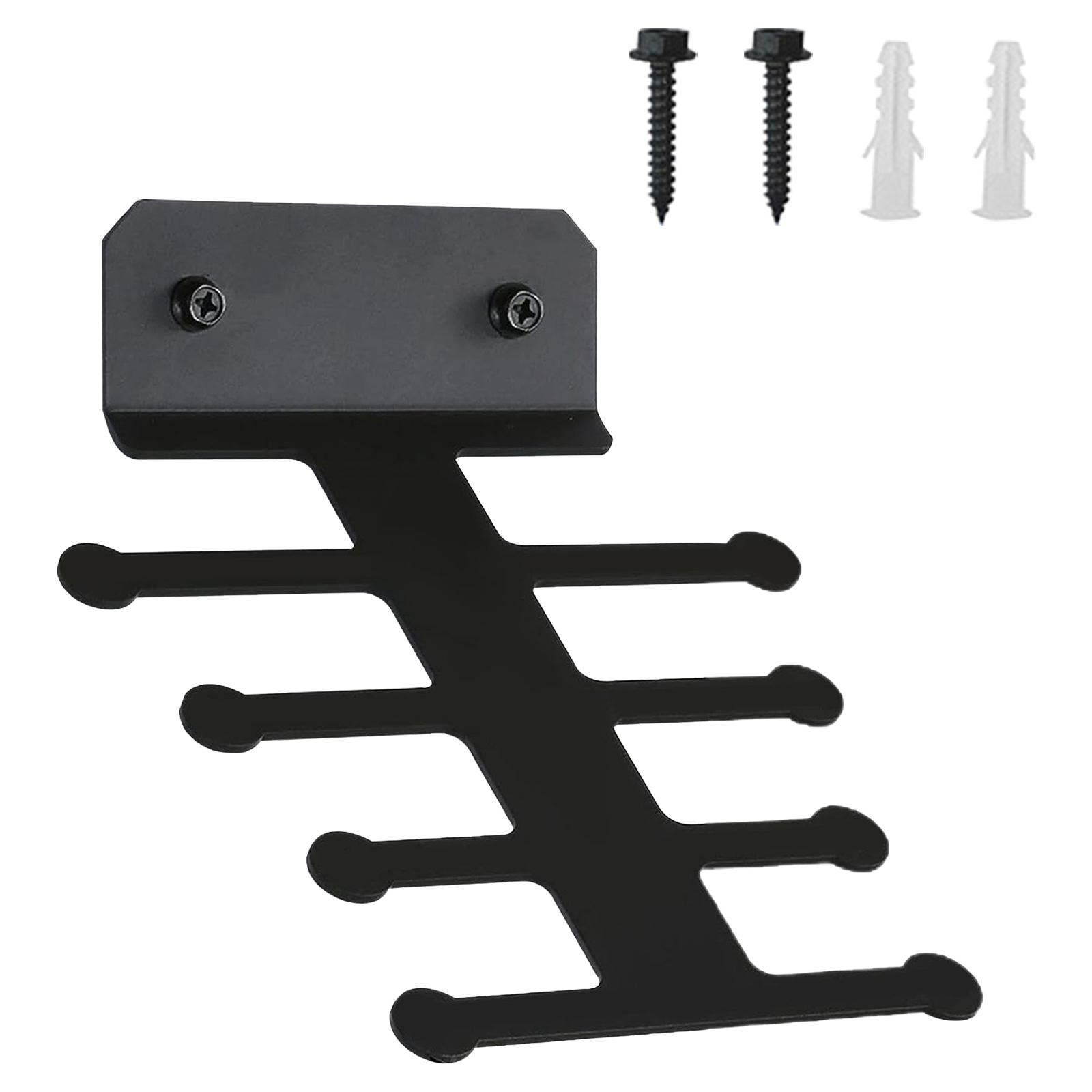 

Металлическая стойка для хранения эластичных лент, настенный органайзер для спортивного инвентаря, стойка для хранения домашнего спортзала, простая в установке