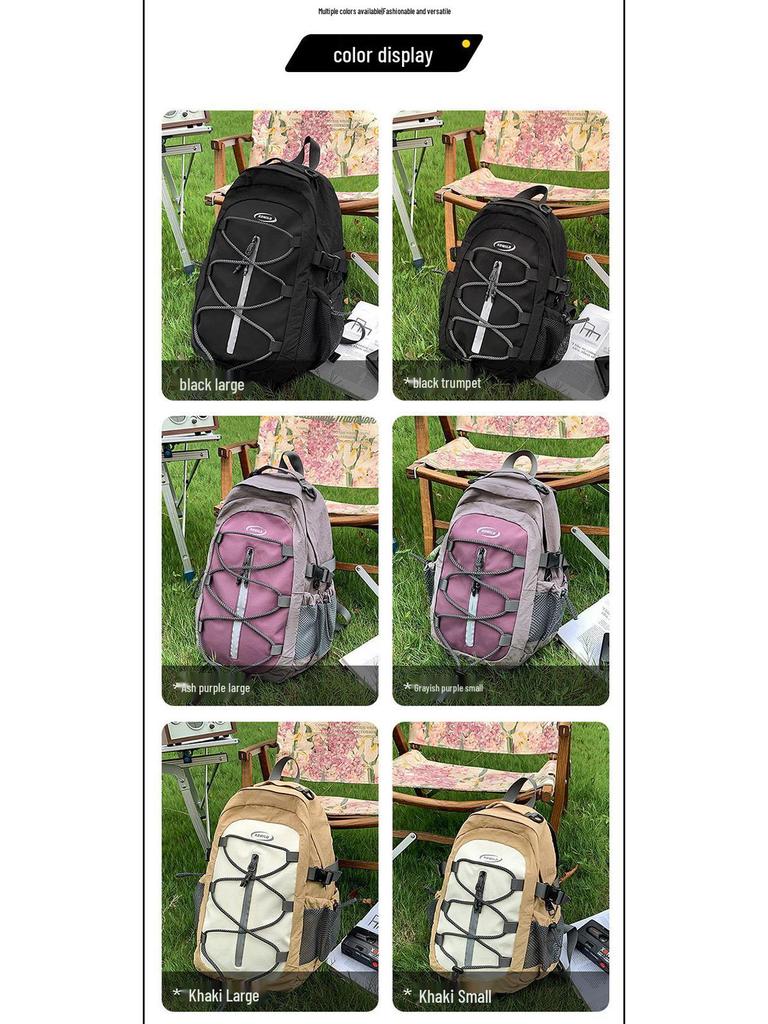 Unisex Water-Resistant Cycling & Hiking Backpack - Large Capacity, Lightweight