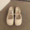 Flat-bottomed Xiaoxiang bag head half slippers women's shoes wear new summer Mary Jane half tray sandals