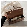 New Arrival Faux Leather Square Shoulder Bag Magnetic Closure Crossbody Handbag for Women