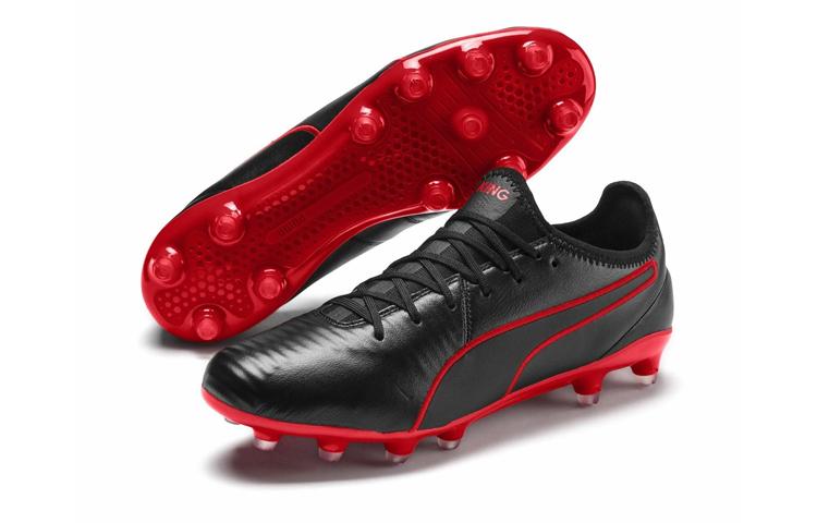 Puma King Pro Fg PUMA Black High Risk Red 105608-03