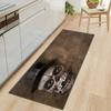 Skull Sand Wardrobe Shoe Cabinet Long Floor Mat