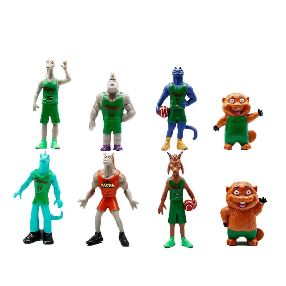 

Gifts In Stock Movie GOAT Figure Basketball Dream Goat Figures Figurine Pvc Collection Statue Room Ornament Model Dolls Kid Toys