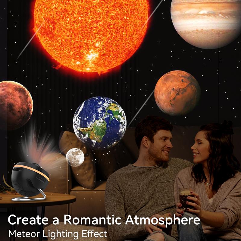 Newest 13 in1 Ultra Clear Rotary Space Ball Projector Lamp USB Galaxy Meteor Projector Night Light for Planetarium Decor Gifts