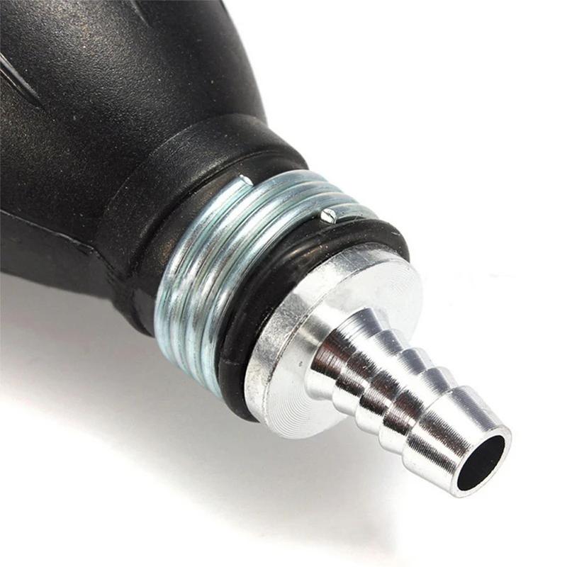 6/8/10/12mm Hand Fuel Pump Line Rubber Aluminum Fuel Pump Primer Bulb For Car Boat Marine Outboard Diesel Oil Transfer Petrol