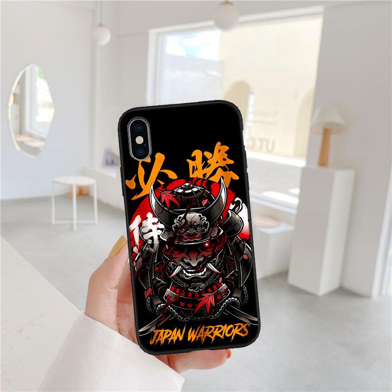 PP41 Japan Samurai Mask Soft Shell Phone Case for Xiaomi Xiaomi Poco M4 M5 M6 M7 X3 X6 X7 F8 Ultra Pro GT NFC